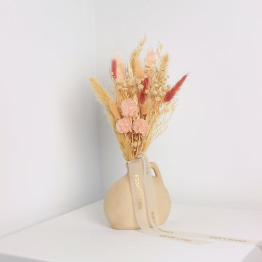 GOLDEN BLUSH MINI DRIED BOUQUET