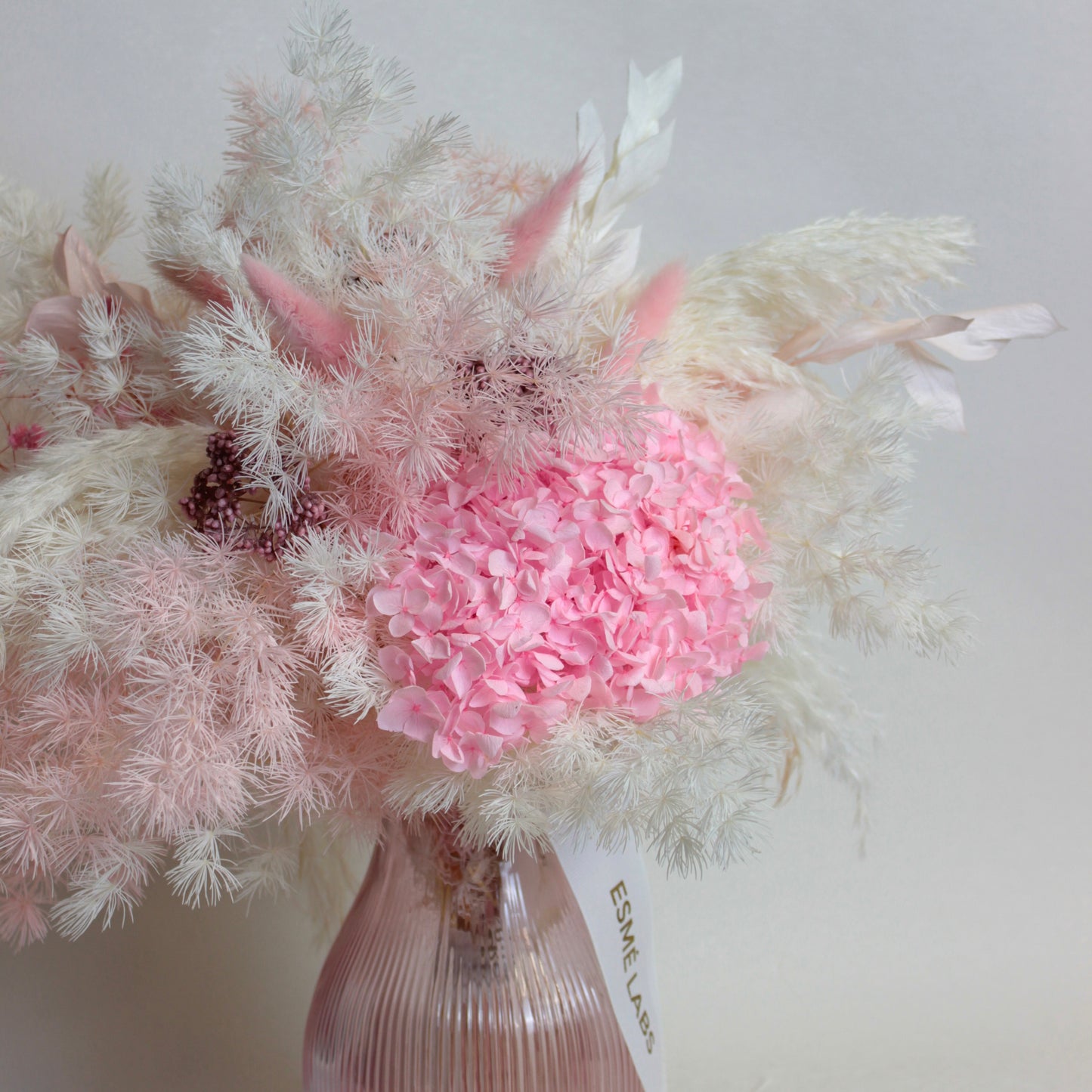 Pure Love Bouquet with Pink Vase