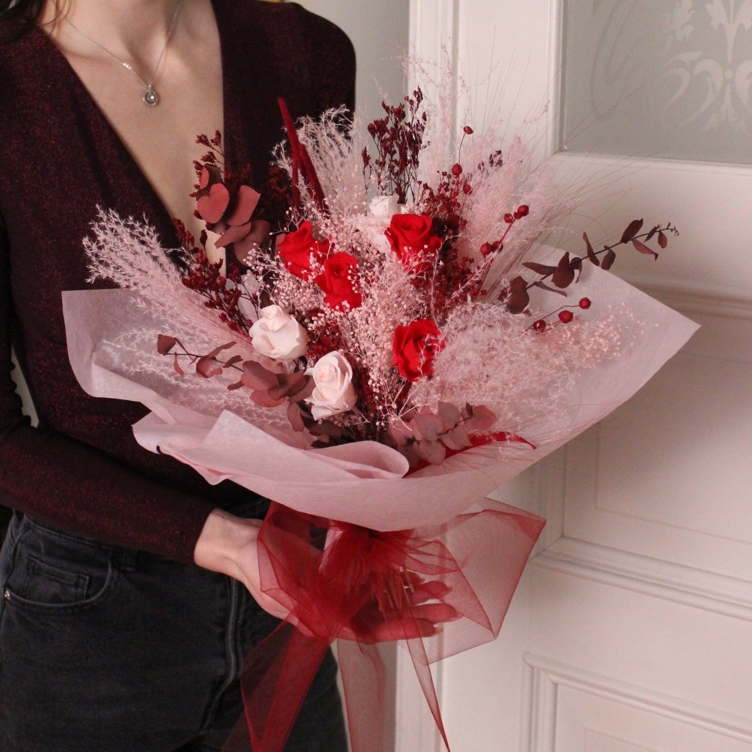 Amour – Mazs Stabilizēto Ziedu Pušķis