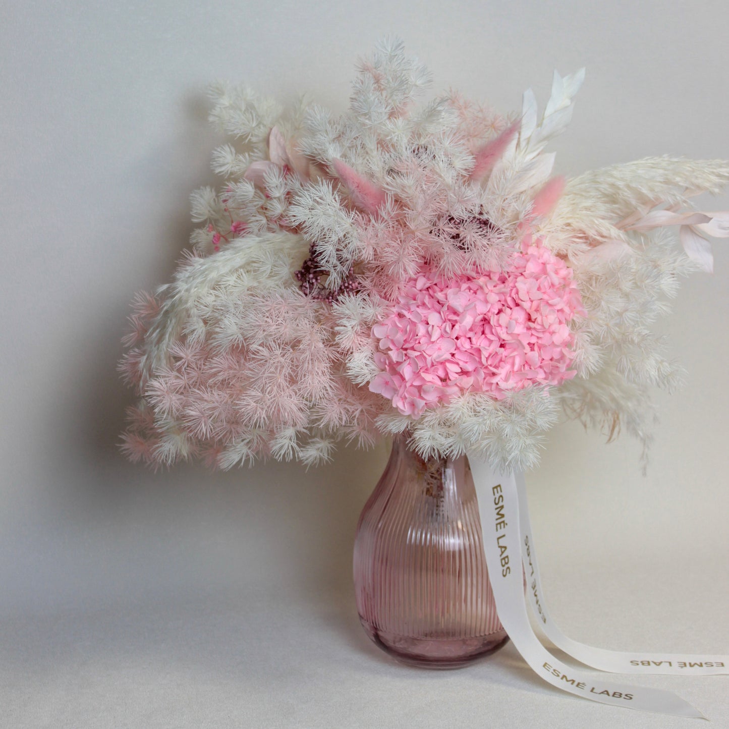 Pure Love Bouquet with Pink Vase