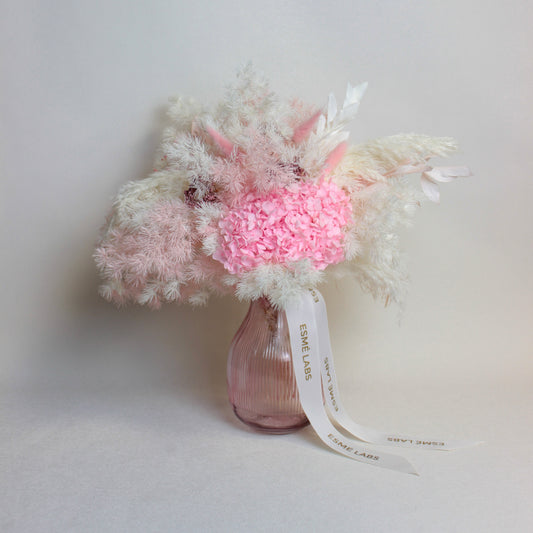 Pure Love Bouquet with Pink Vase