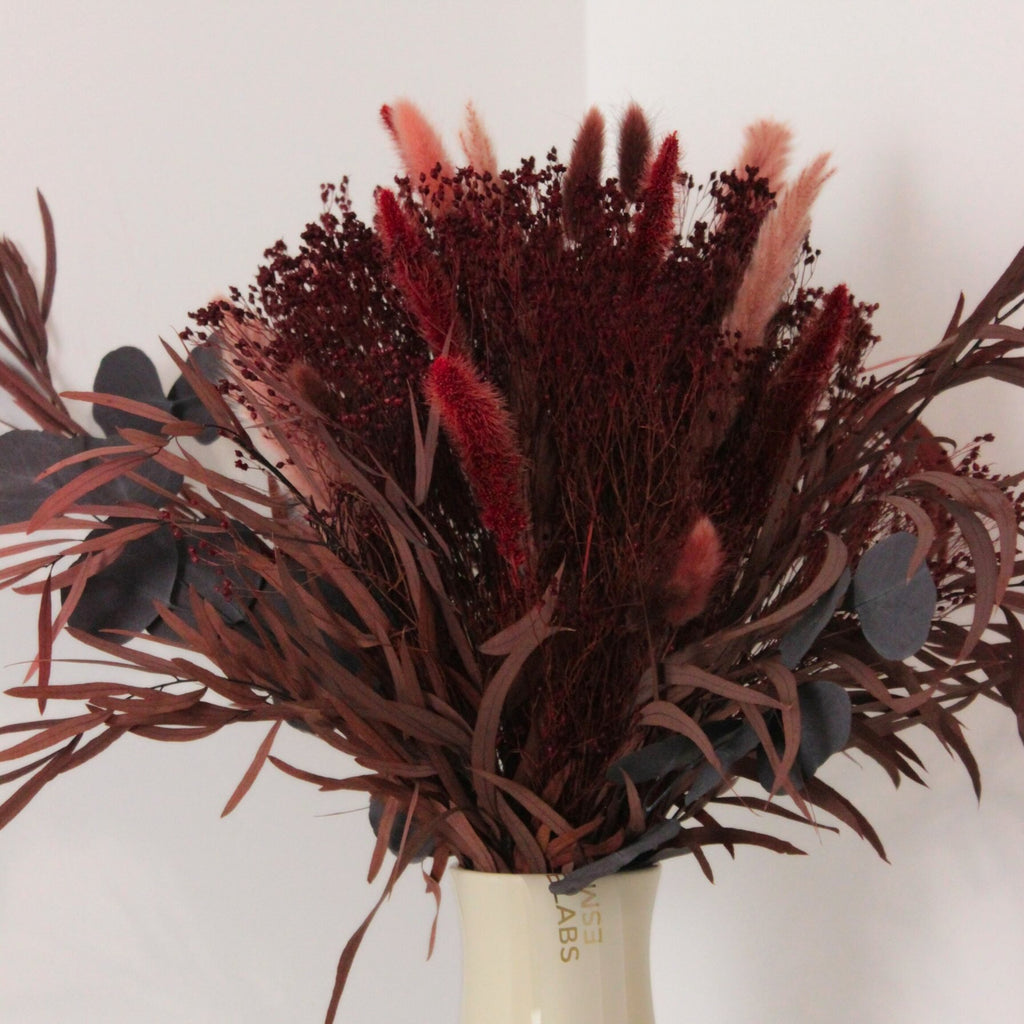 BURGUNDY MUSE DRIED BOUQUET