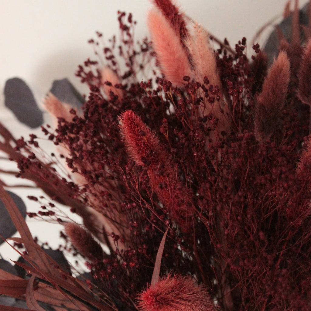 BURGUNDY MUSE DRIED BOUQUET