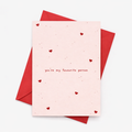 Greeting Card "you're my favourite person"