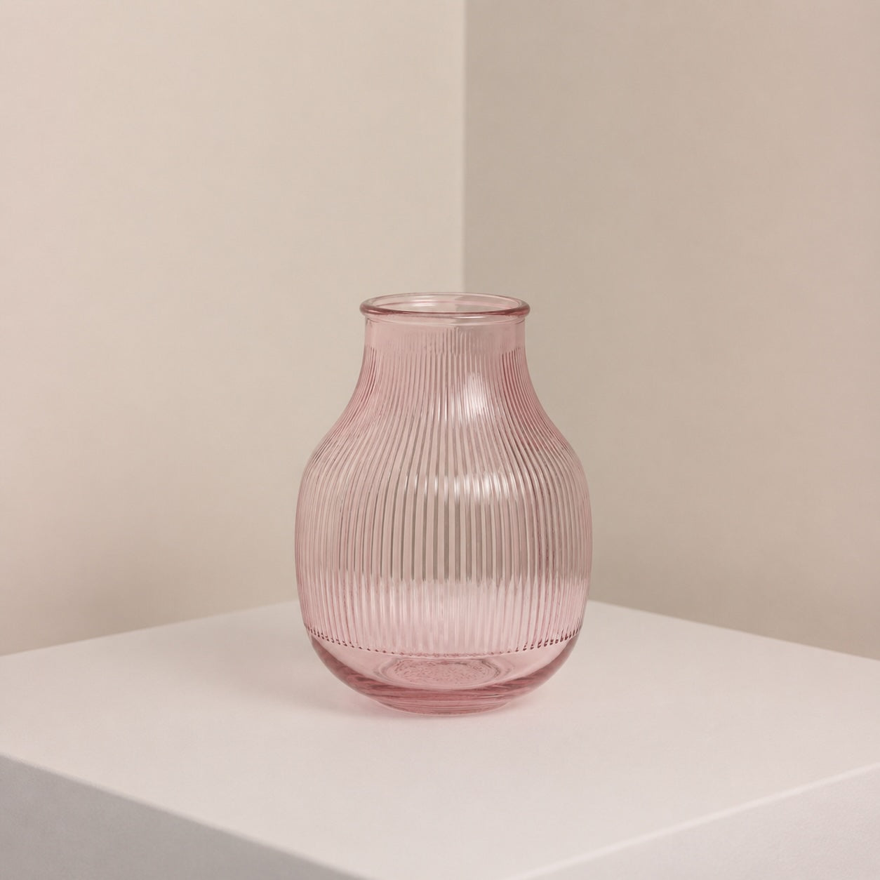Pink Glass Vase