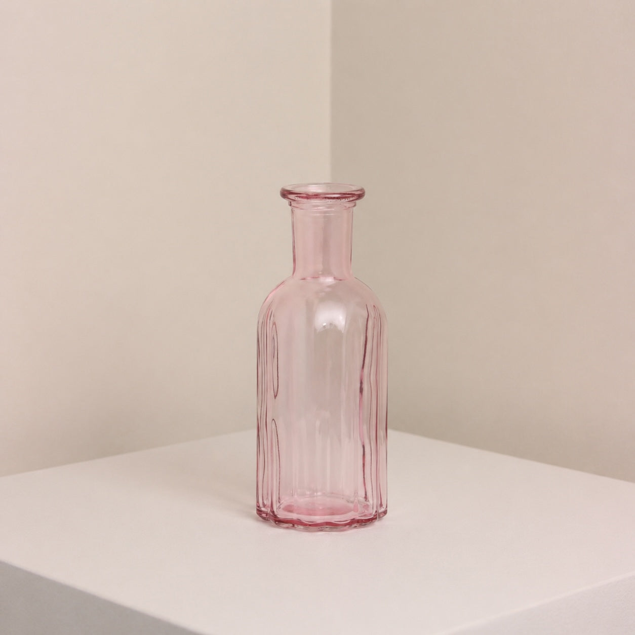 Small Pink Glass Vase